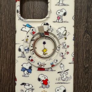 Velvet Caviar Snoopy Moods iPhone 15 Pro Max Phone Case with MATCHING Ring